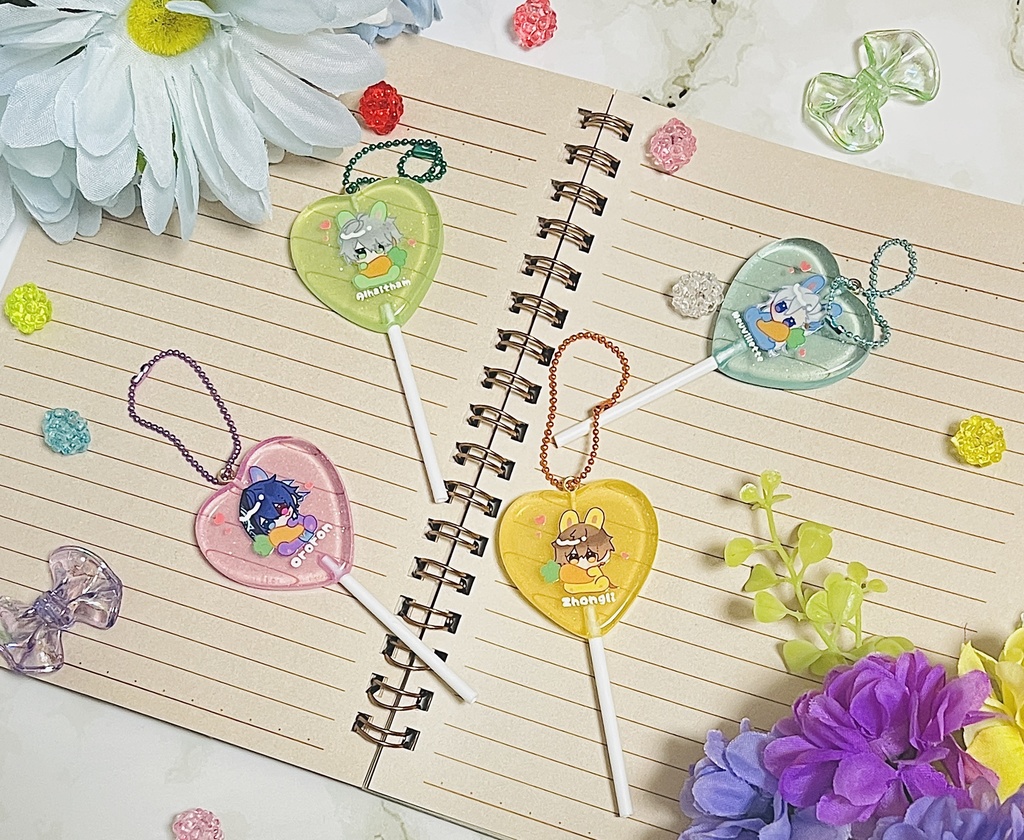 🐰うさぎペロキャンアクキー 🍭