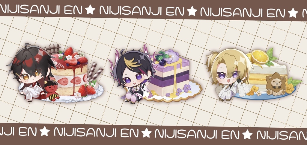 🍰Luxiem アクリルキーホルダー🫖