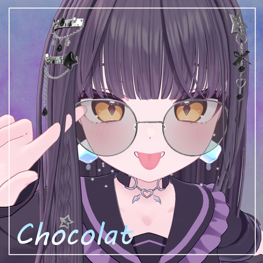 【17アバター対応】❅snowflake piarcing❅ MA設定済み AudioLink対応