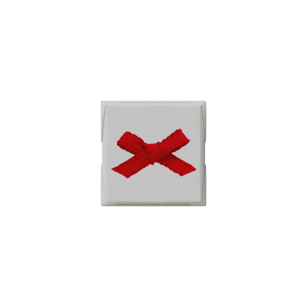 レッドなリボン&ハートレッドのチョコレート