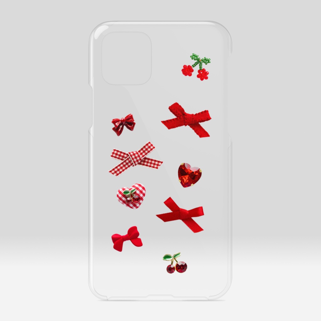 レッドなリボン&ハートたち