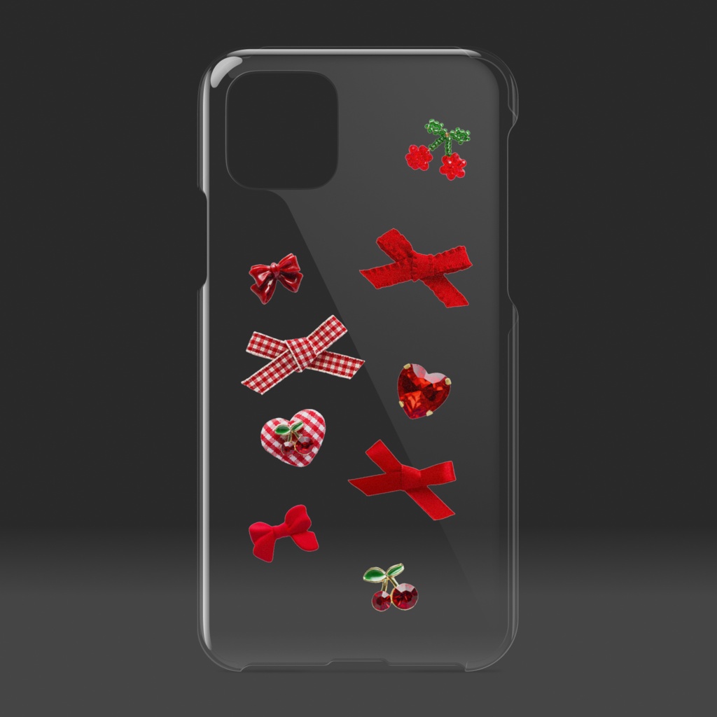 レッドなリボン&ハートたち