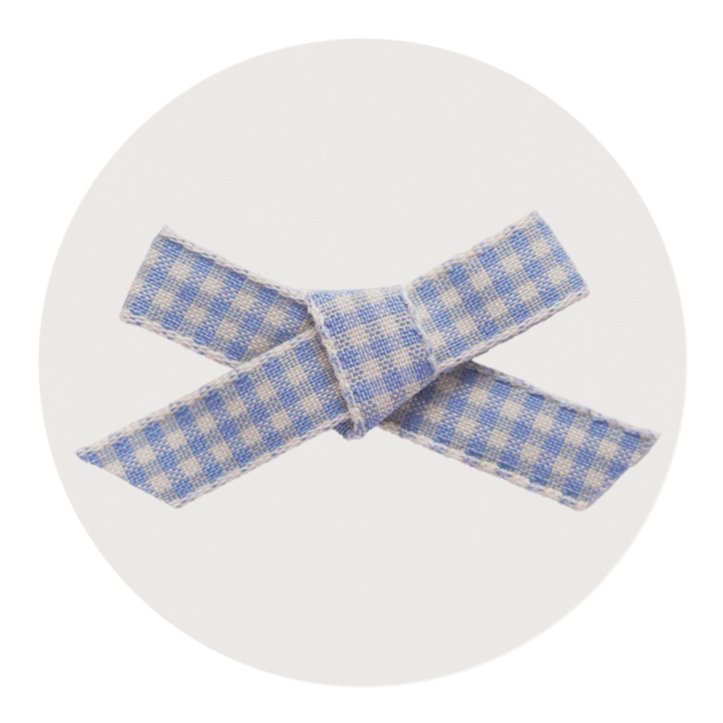 15mm幅チェックとフリルのブルーリボン・マスキングテープ