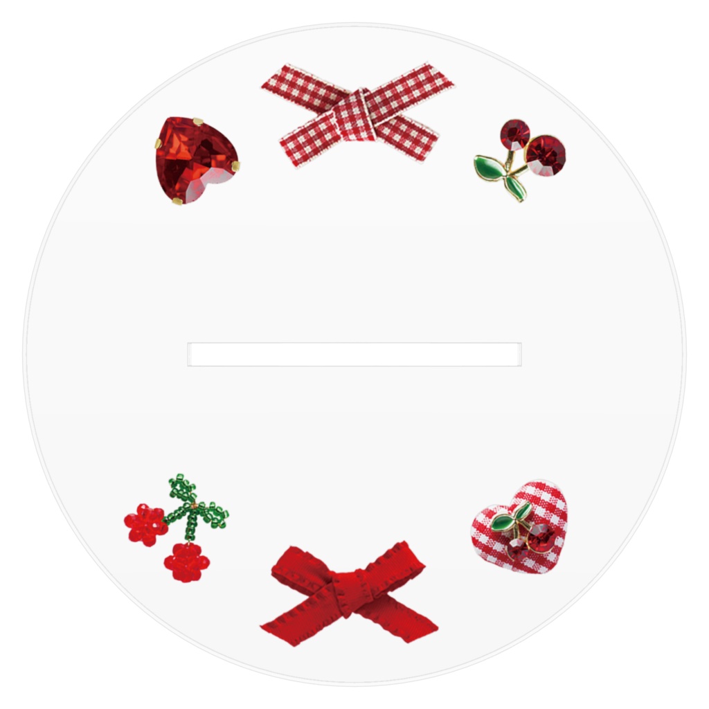 推しのフォトスポットフレーム・アクリルスタンド(レッド)