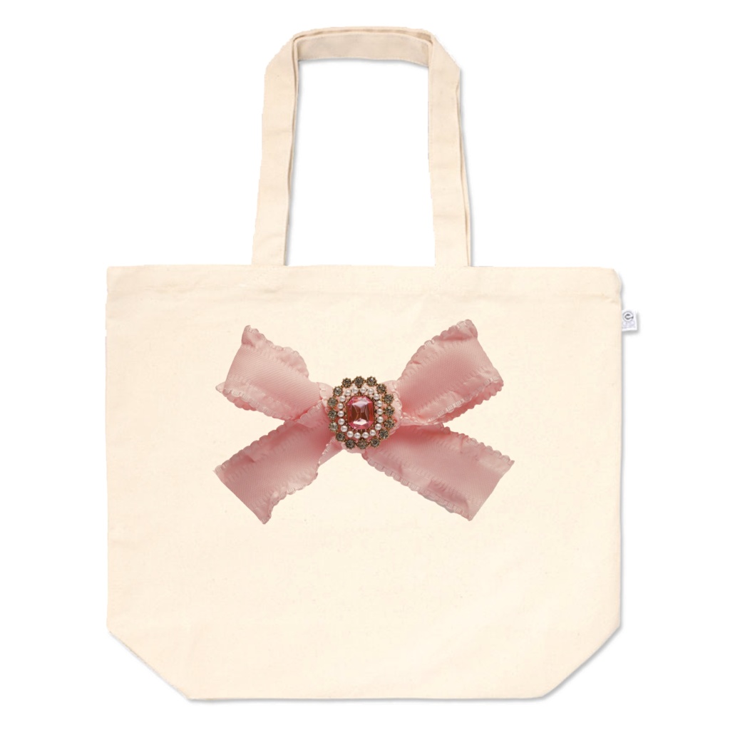 《pink》ribbon&bijou/トートバッグ