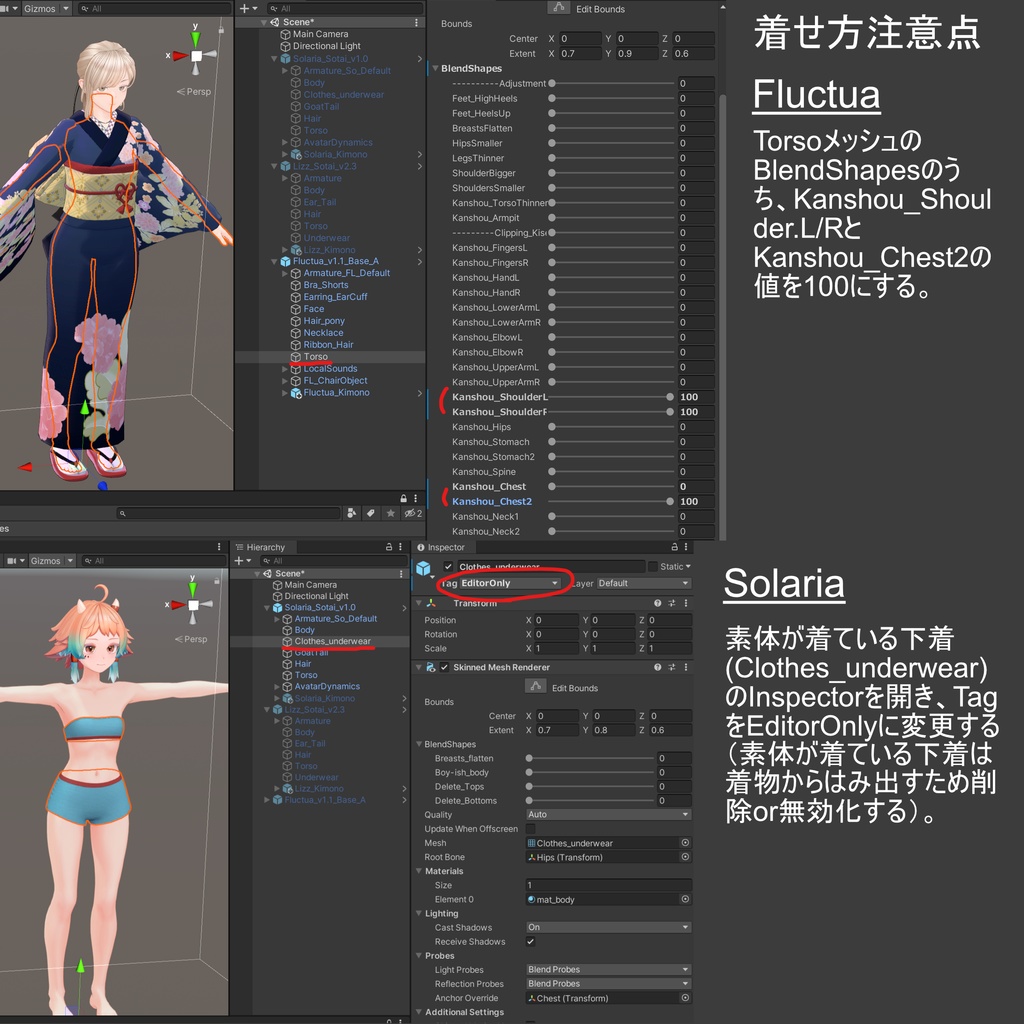 着物2022~2024 LizzSigma, Fluctua, Solaria対応