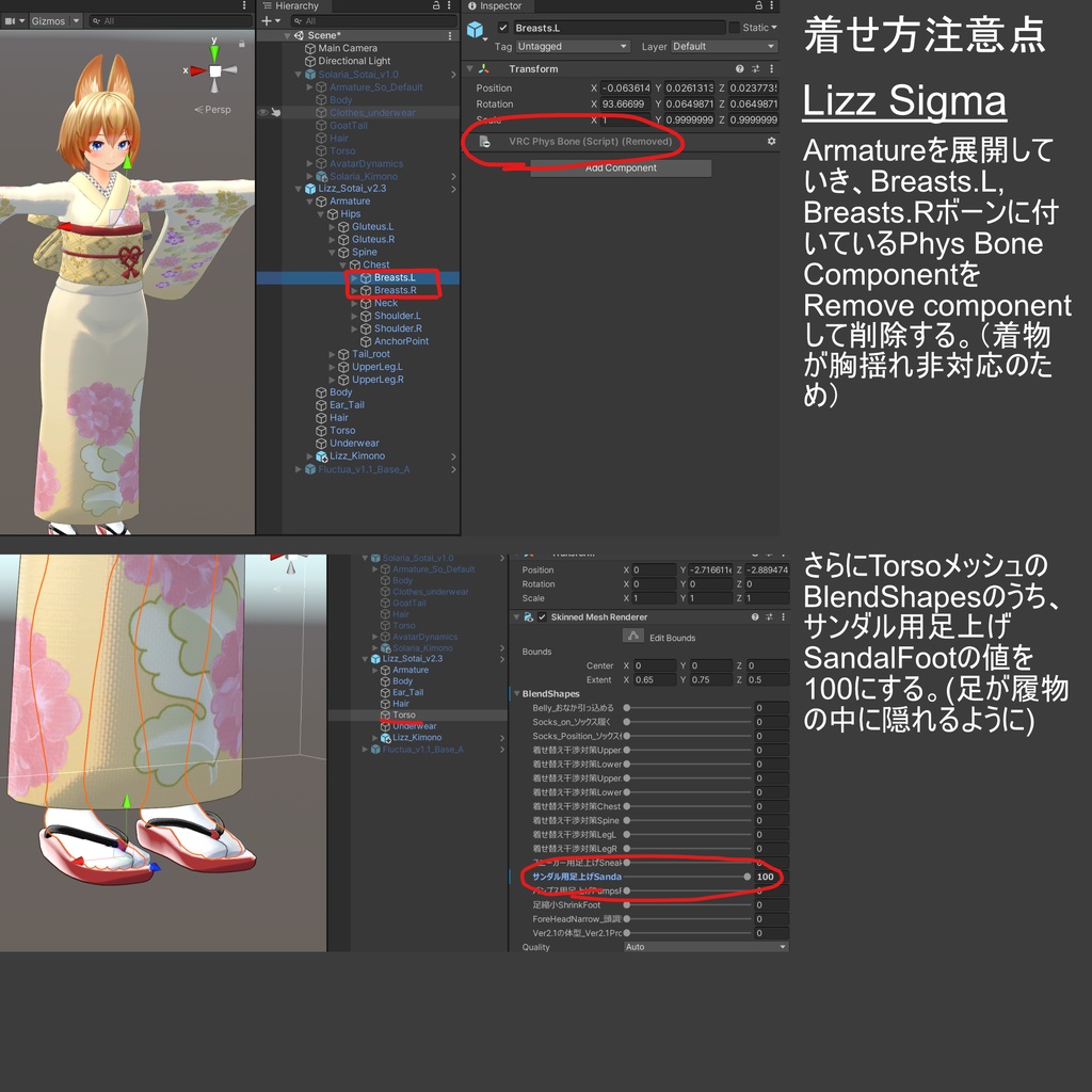 着物2022~2024 LizzSigma, Fluctua, Solaria対応