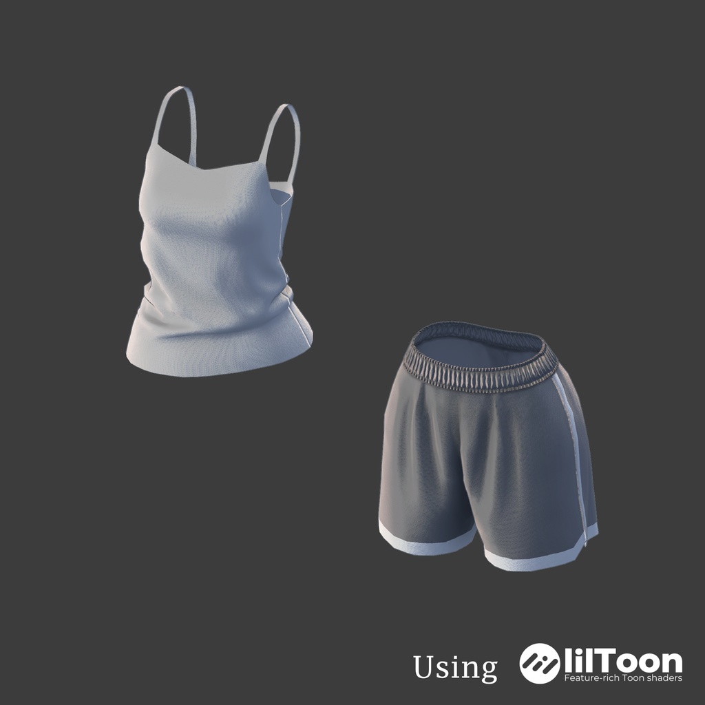 Fluctua専用衣装3Dモデル「Fluctua - Room Wear」