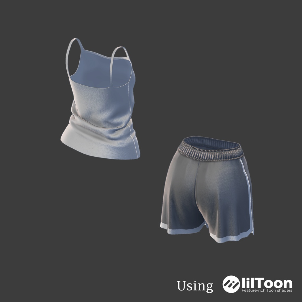 Fluctua専用衣装3Dモデル「Fluctua - Room Wear」