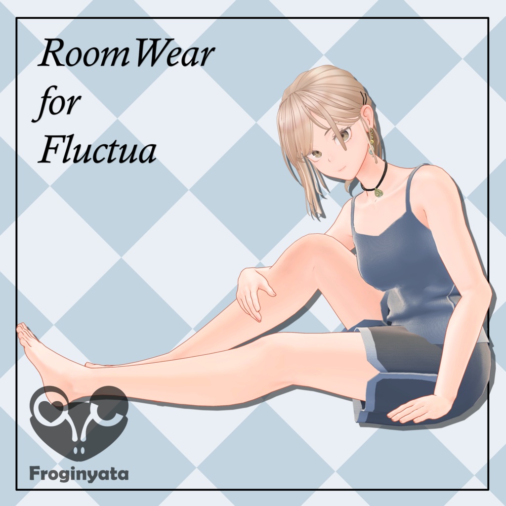 Fluctua専用衣装3Dモデル「Fluctua - Room Wear」