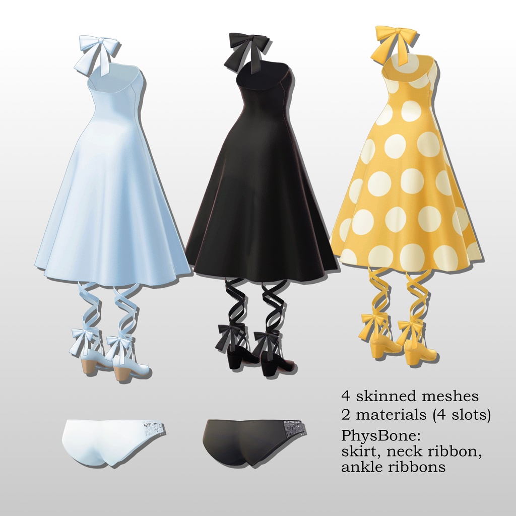 One Piece Dress【リズ・シグマ、フラクチュア、ソラリア対応 セット販売】