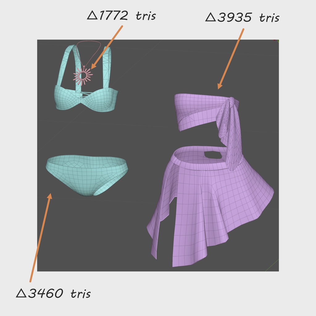 ソラリア対応水着 - Swimwear for Solaria