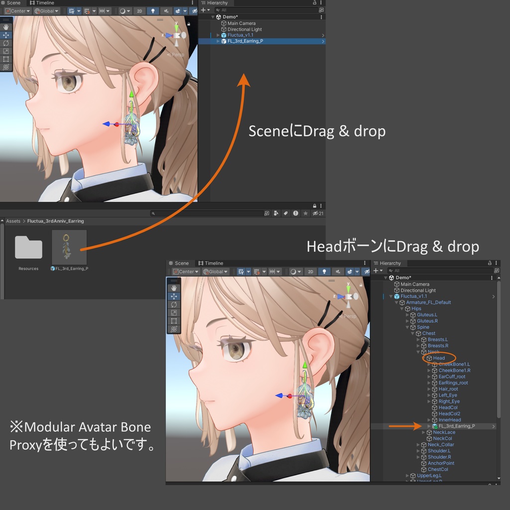 Fluctua 3rd Anniversary Item - Floral Earrings