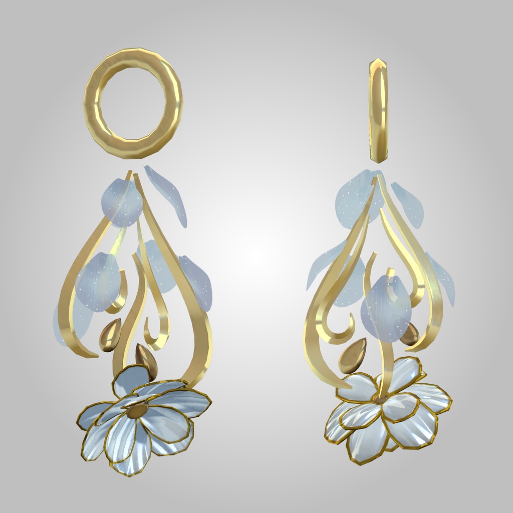 Fluctua 3rd Anniversary Item - Floral Earrings