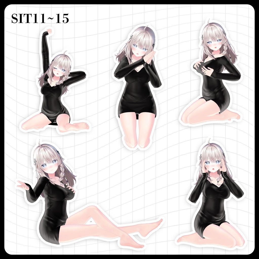 ☕BlackFridaySALE▸20%OFF【FREE】撮影向けPOSE Set 50種