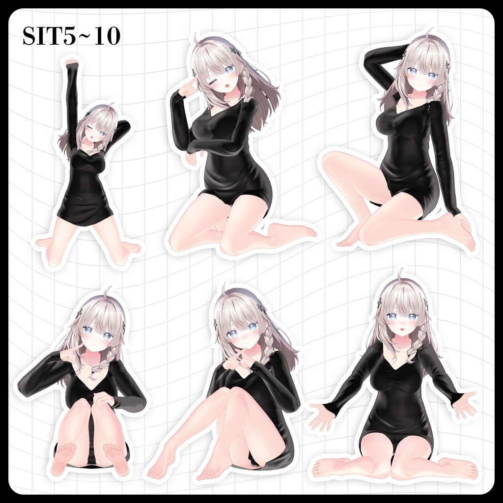 ☕BlackFridaySALE▸20%OFF【FREE】撮影向けPOSE Set 50種