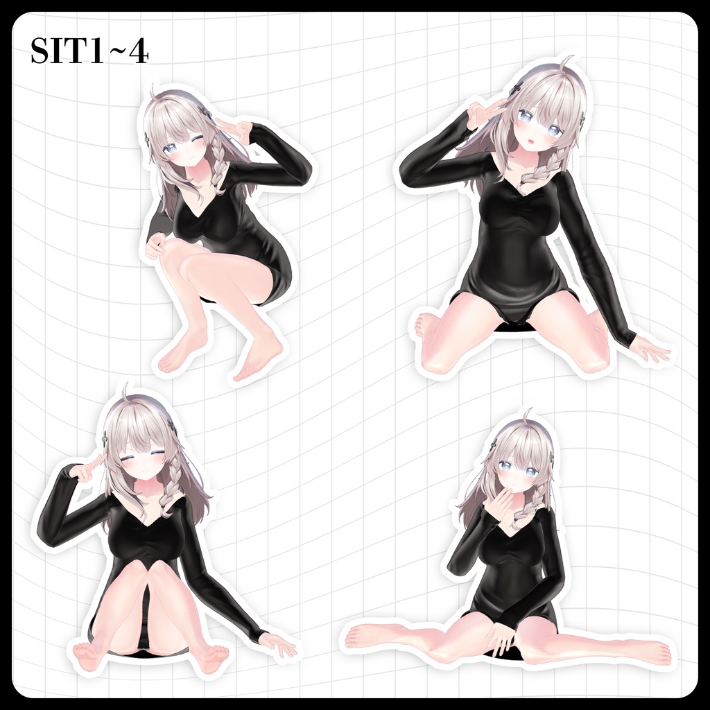 ☕BlackFridaySALE▸20%OFF【FREE】撮影向けPOSE Set 50種