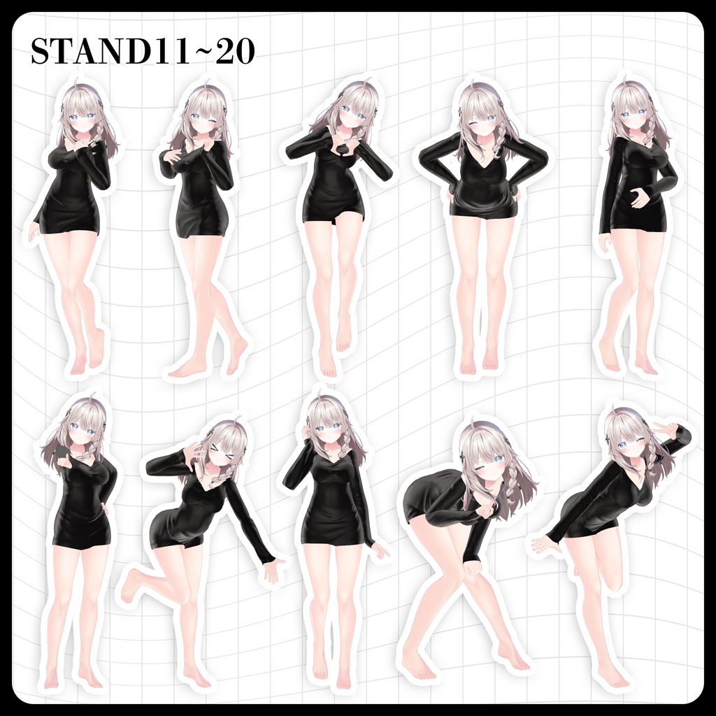 ☕BlackFridaySALE▸20%OFF【FREE】撮影向けPOSE Set 50種