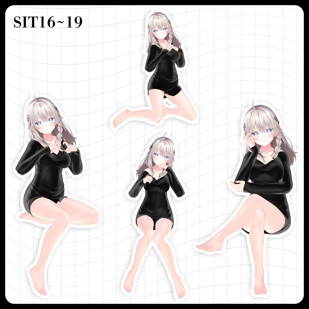 ☕BlackFridaySALE▸20%OFF【FREE】撮影向けPOSE Set 50種