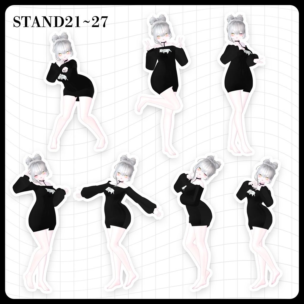 ☕BlackFridaySALE▸20%OFF【FREE】撮影向けPOSE Set 50種