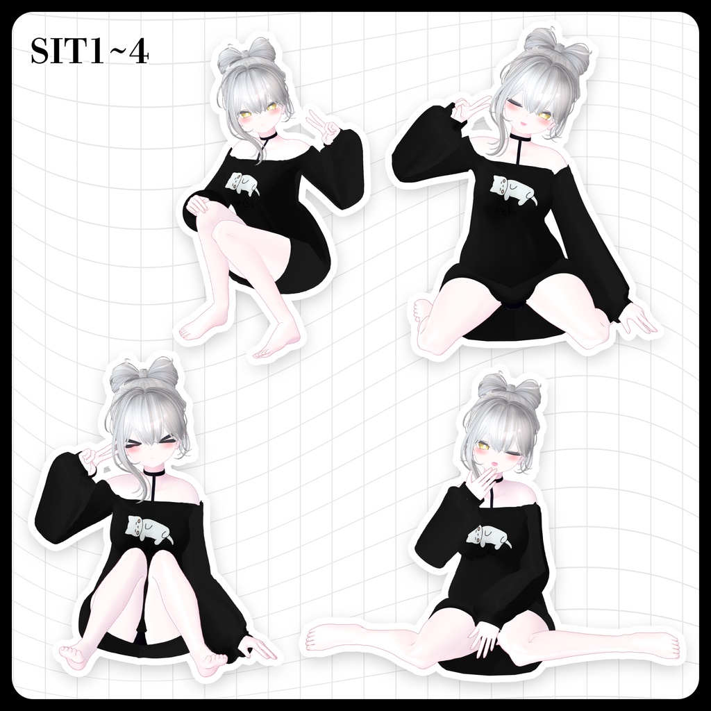 ☕BlackFridaySALE▸20%OFF【FREE】撮影向けPOSE Set 50種