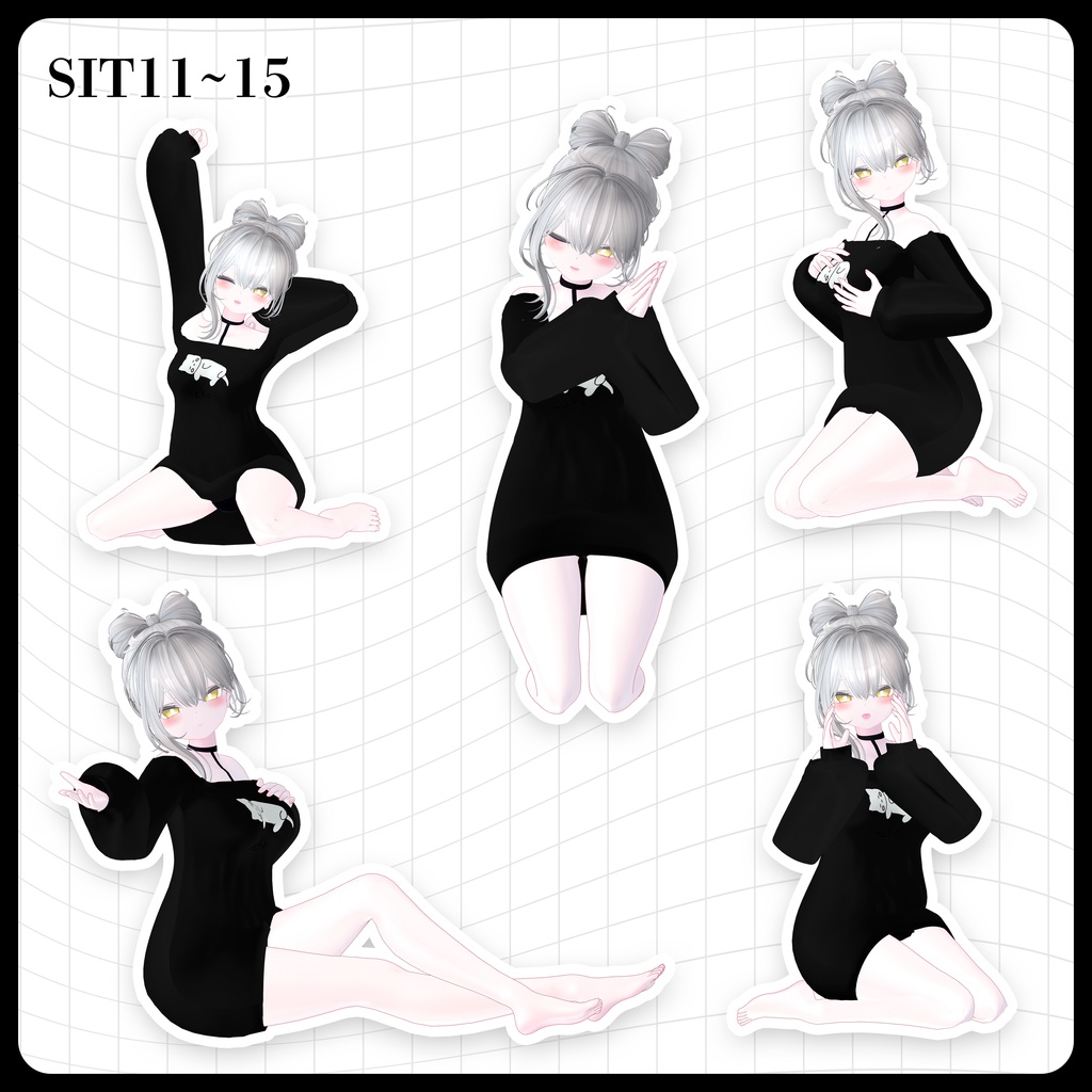 ☕BlackFridaySALE▸20%OFF【FREE】撮影向けPOSE Set 50種