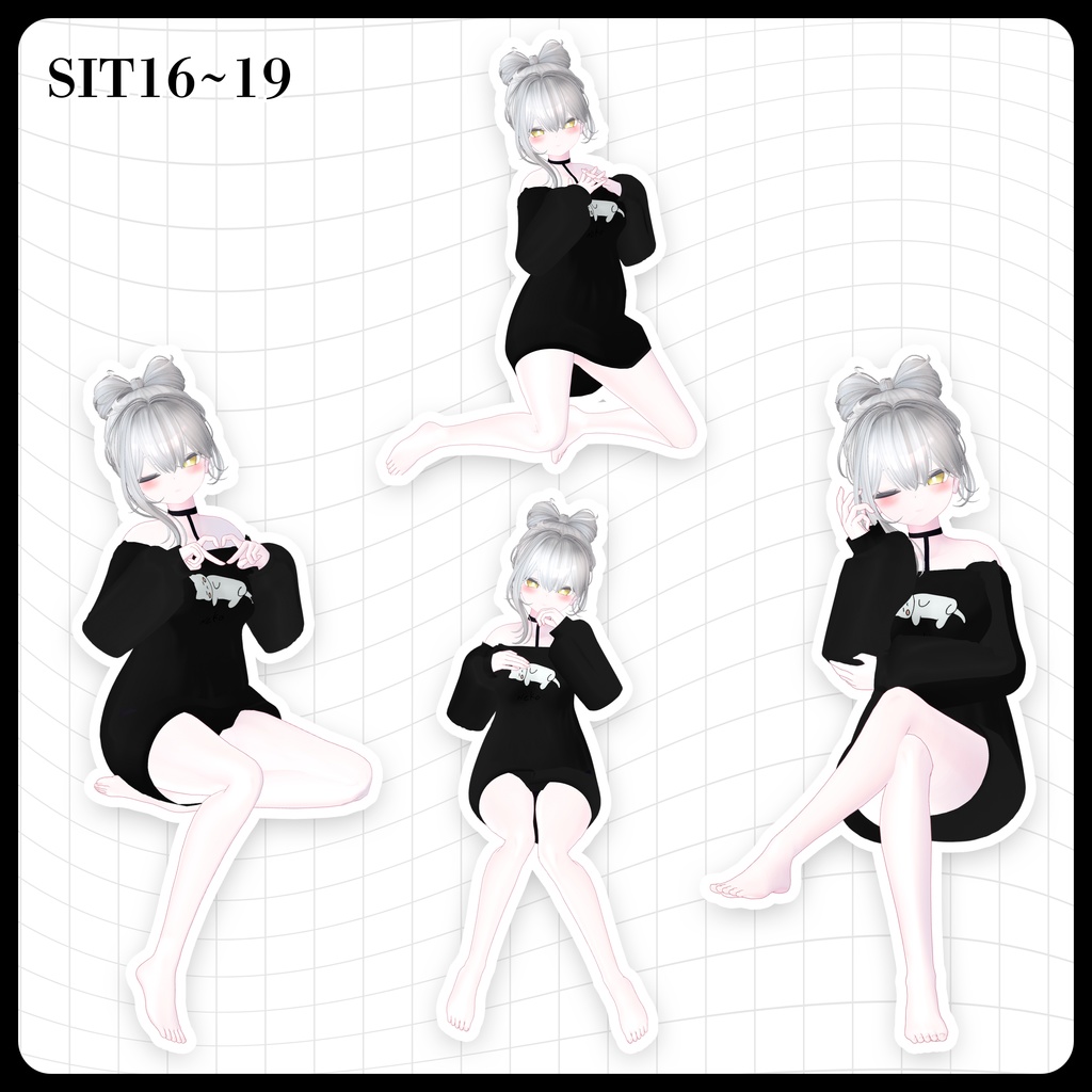 ☕BlackFridaySALE▸20%OFF【FREE】撮影向けPOSE Set 50種