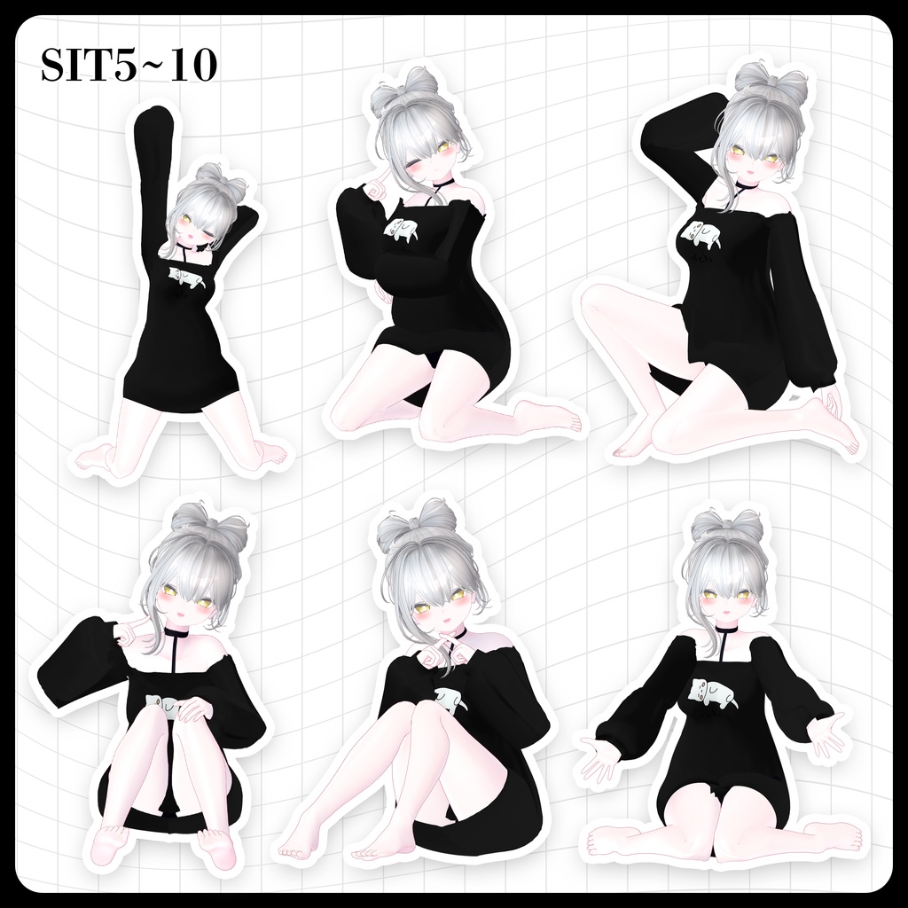 ☕BlackFridaySALE▸20%OFF【FREE】撮影向けPOSE Set 50種