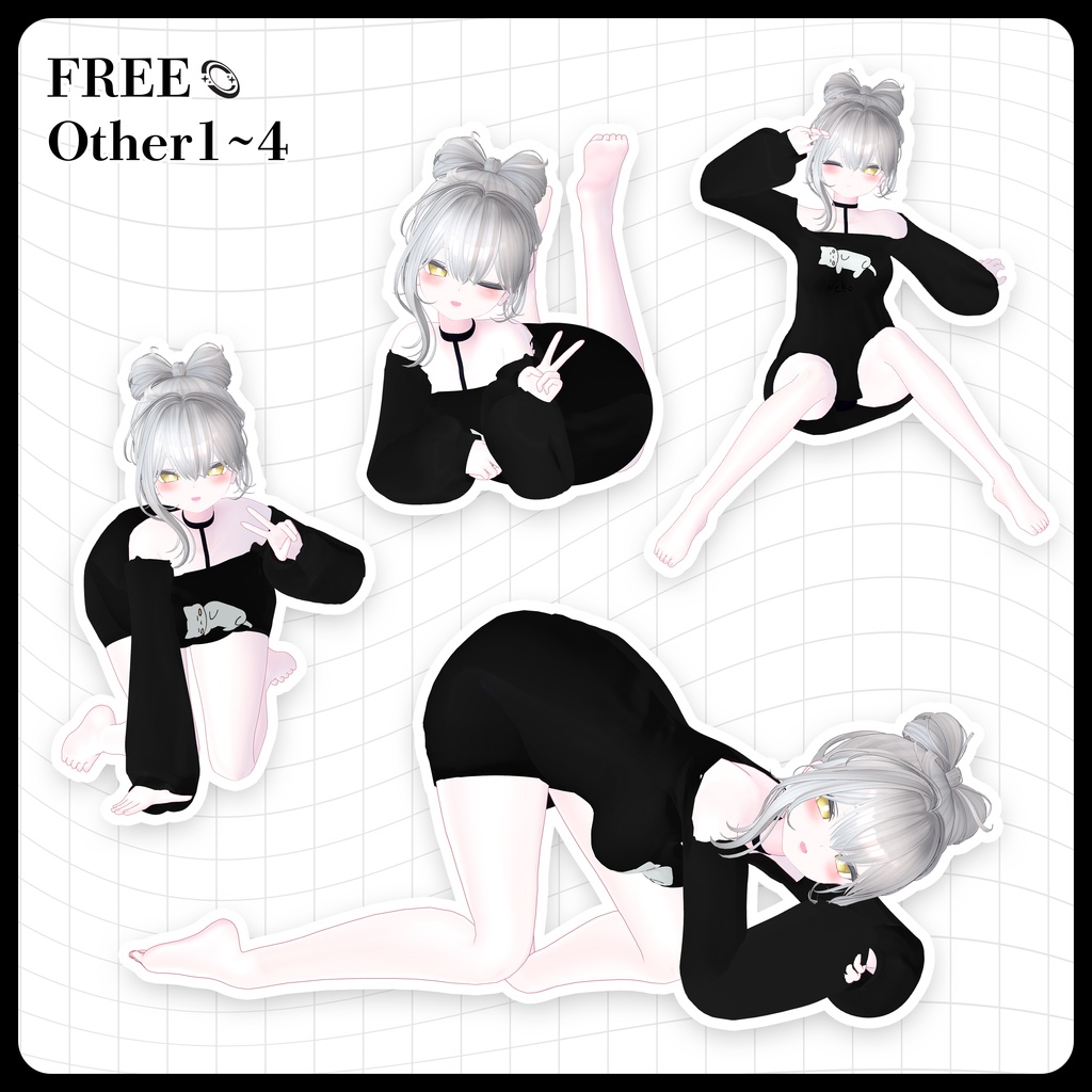 ☕BlackFridaySALE▸20%OFF【FREE】撮影向けPOSE Set 50種