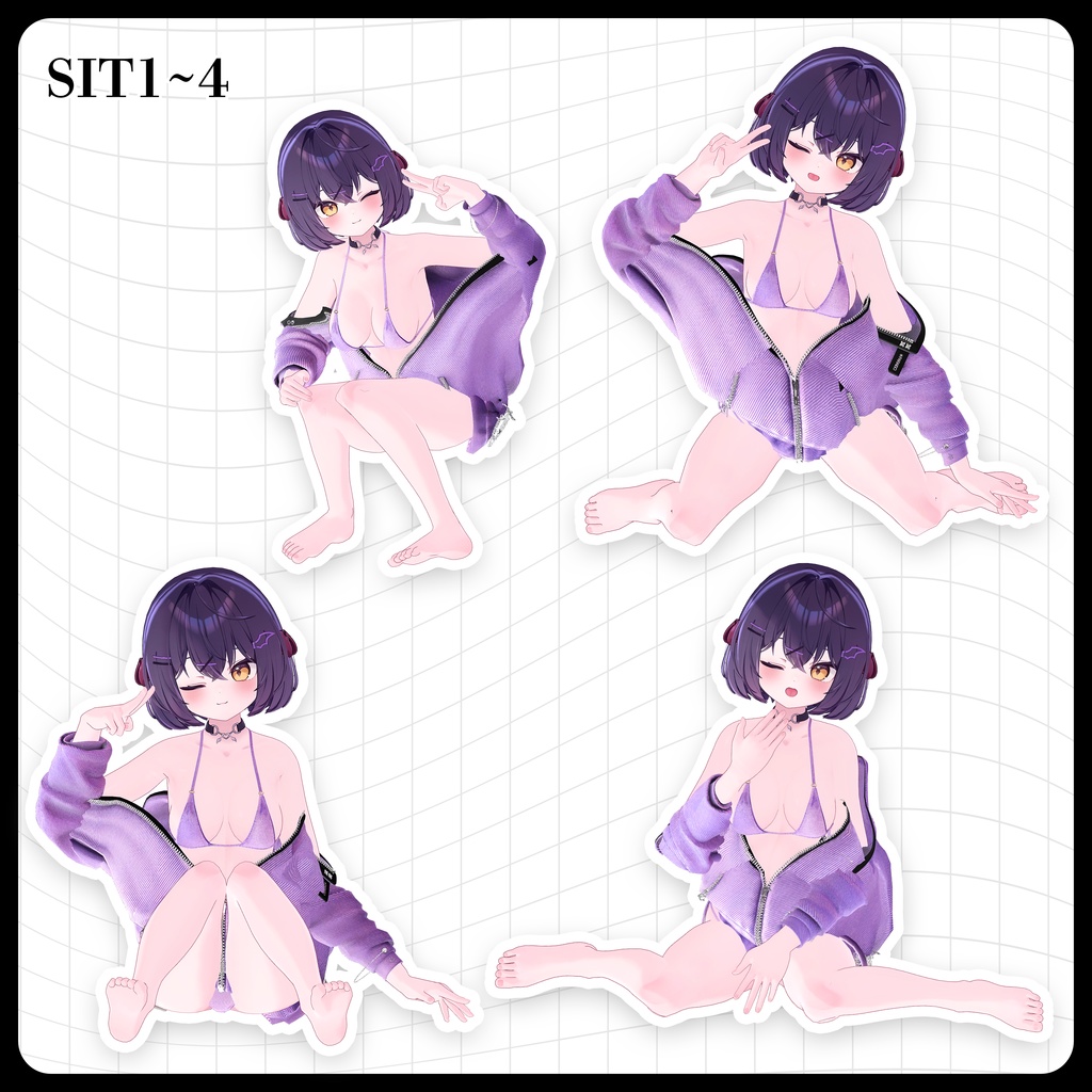 ☕【FREE】撮影向けPOSE Set 50種《 期間限定SALE 》