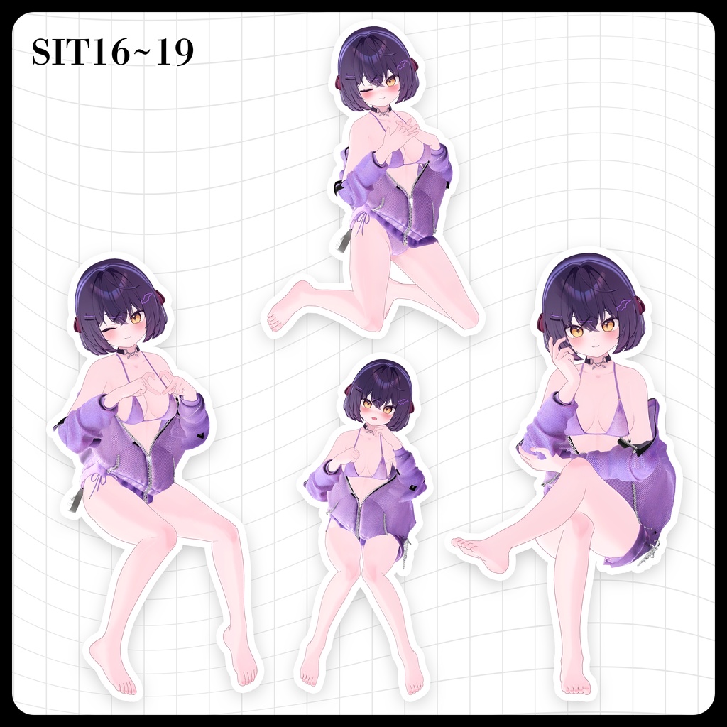 ☕【FREE】撮影向けPOSE Set 50種《 期間限定SALE 》