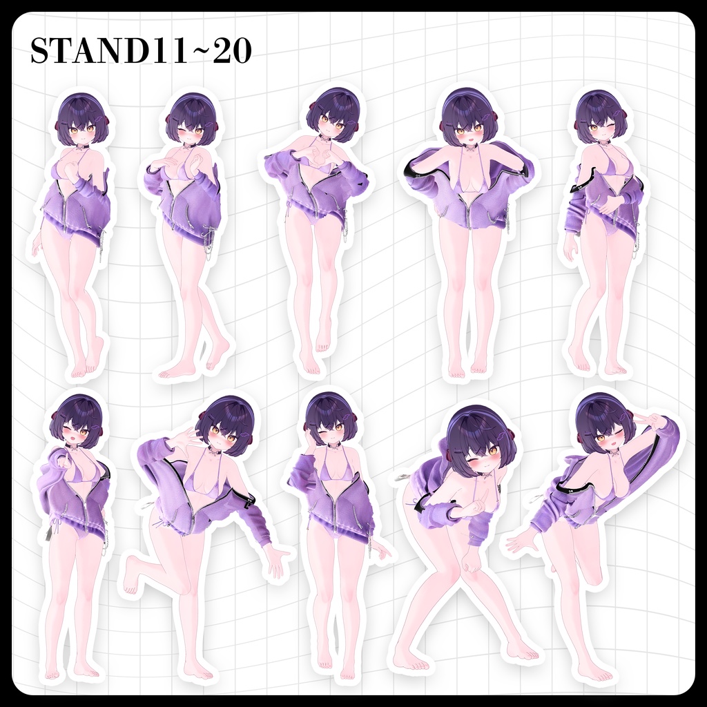 ☕【FREE】撮影向けPOSE Set 50種《 期間限定SALE 》