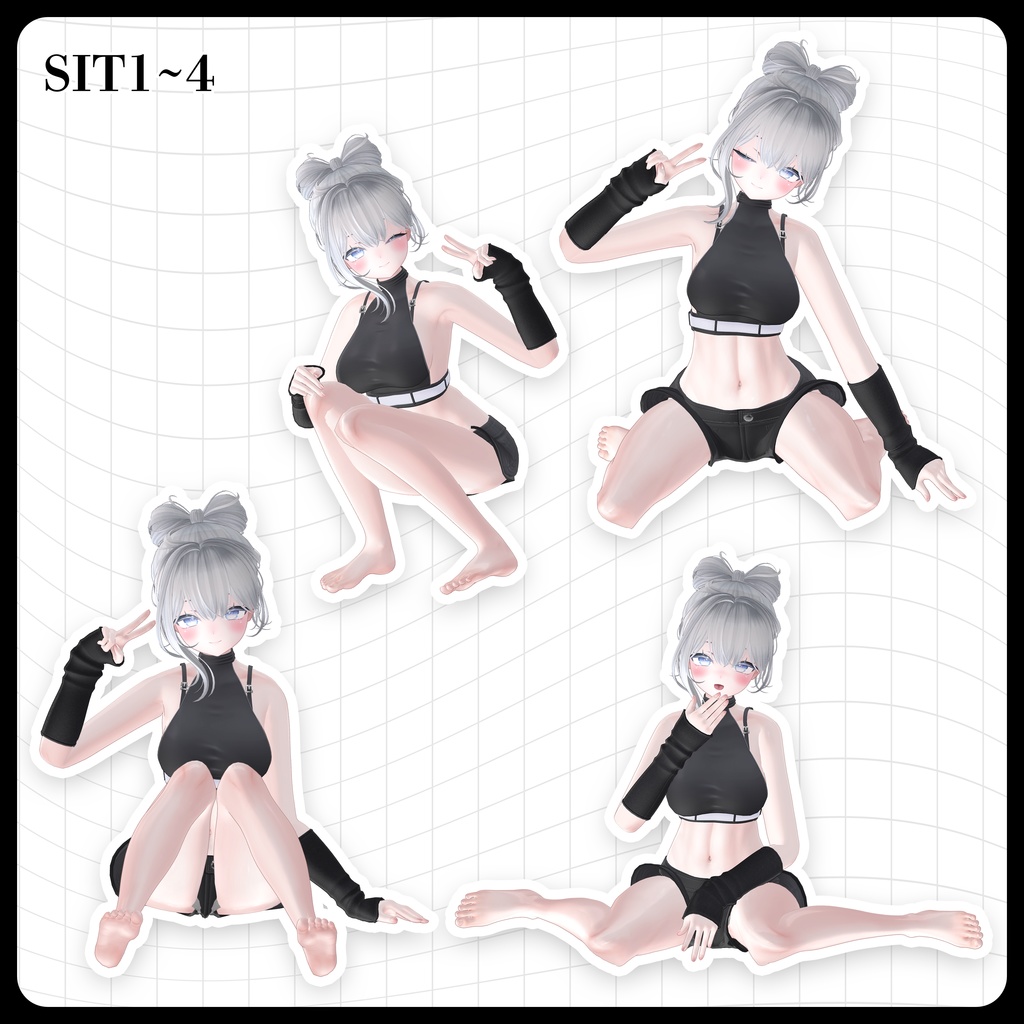 ☕【FREE】撮影向けPOSE Set 50種《 期間限定SALE 》