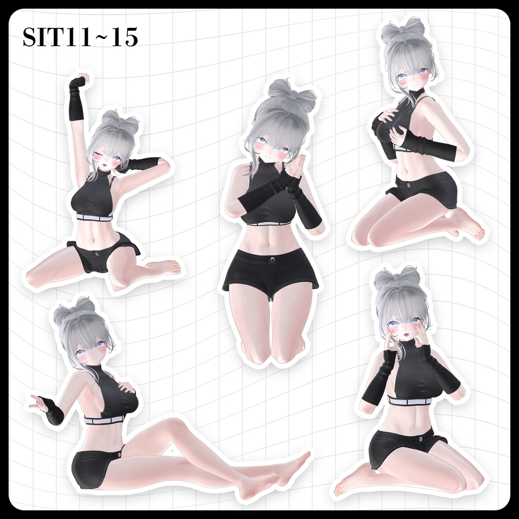 ☕【FREE】撮影向けPOSE Set 50種《 期間限定SALE 》