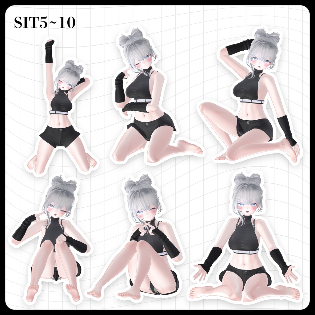 ☕【FREE】撮影向けPOSE Set 50種《 期間限定SALE 》