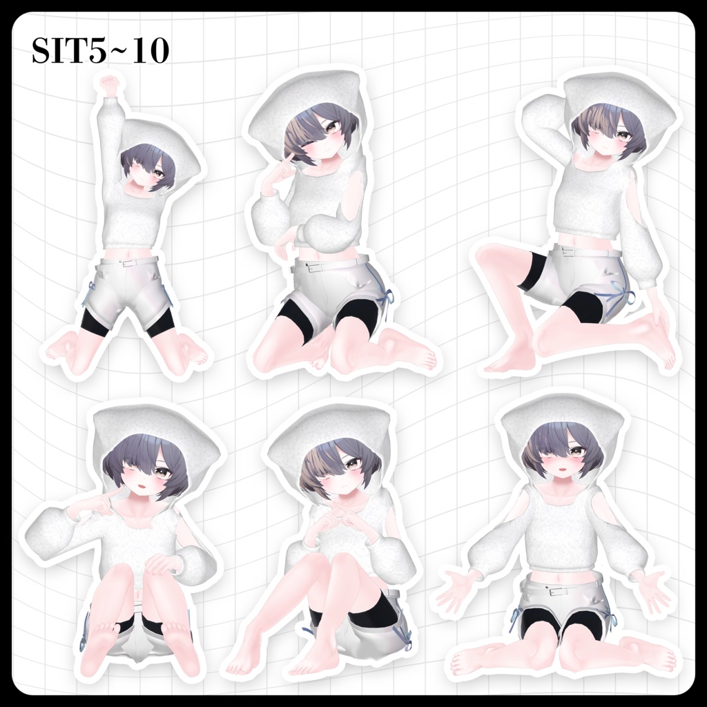 ☕【FREE】撮影向けPOSE Set 50種《 期間限定SALE 》