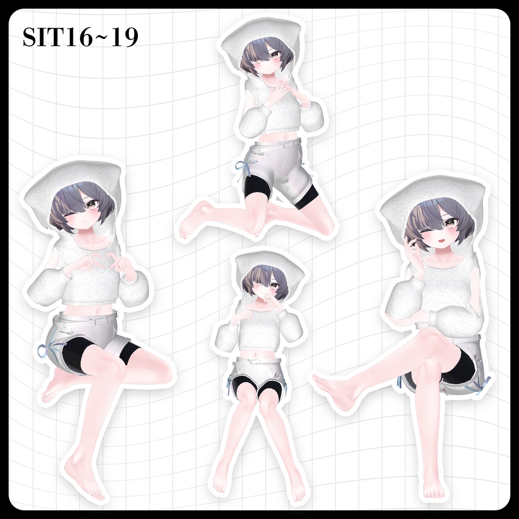 ☕【FREE】撮影向けPOSE Set 50種《 期間限定SALE 》