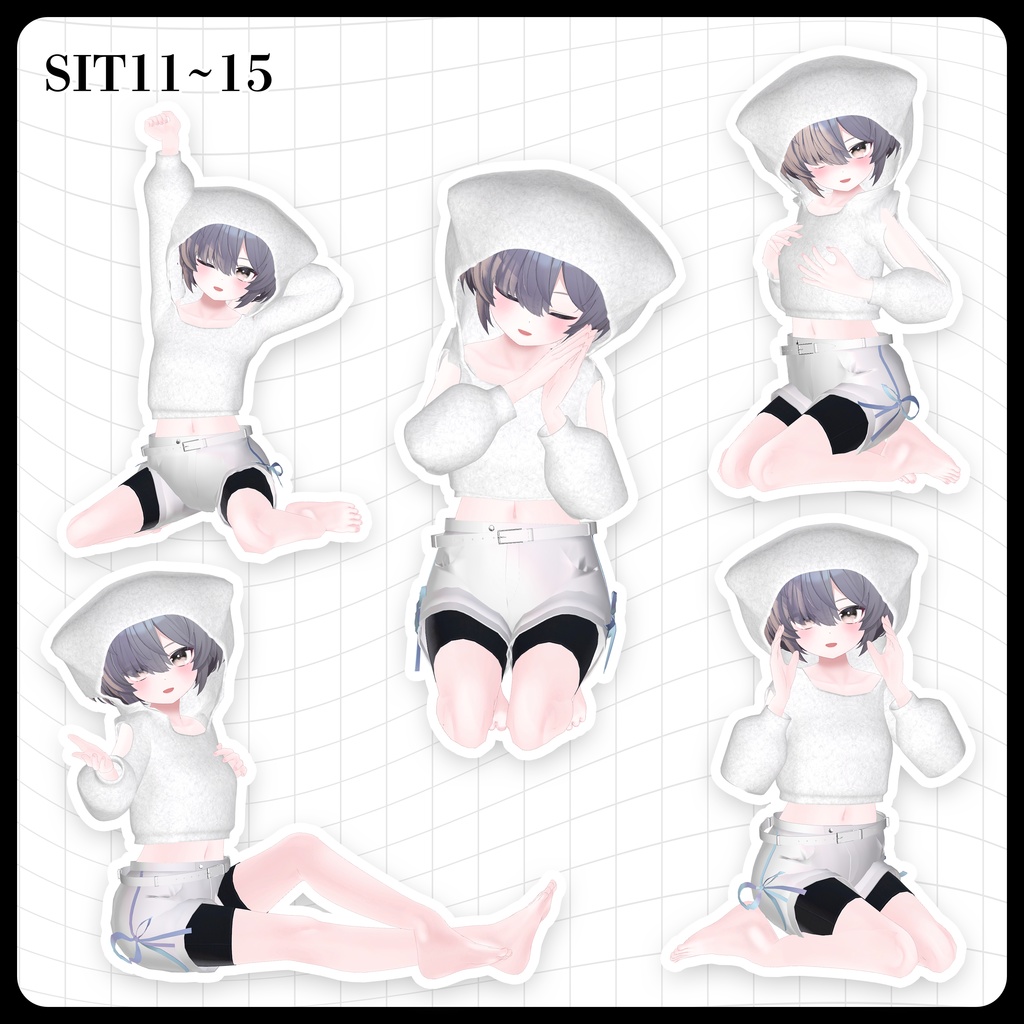 ☕【FREE】撮影向けPOSE Set 50種《 期間限定SALE 》