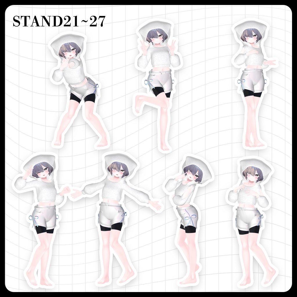 ☕【FREE】撮影向けPOSE Set 50種《 期間限定SALE 》