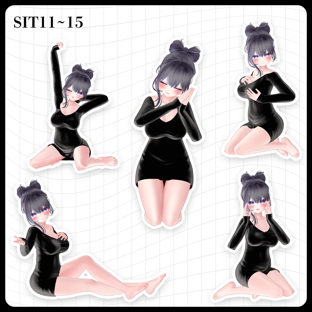 ☕【FREE】撮影向けPOSE Set 50種《 期間限定SALE 》