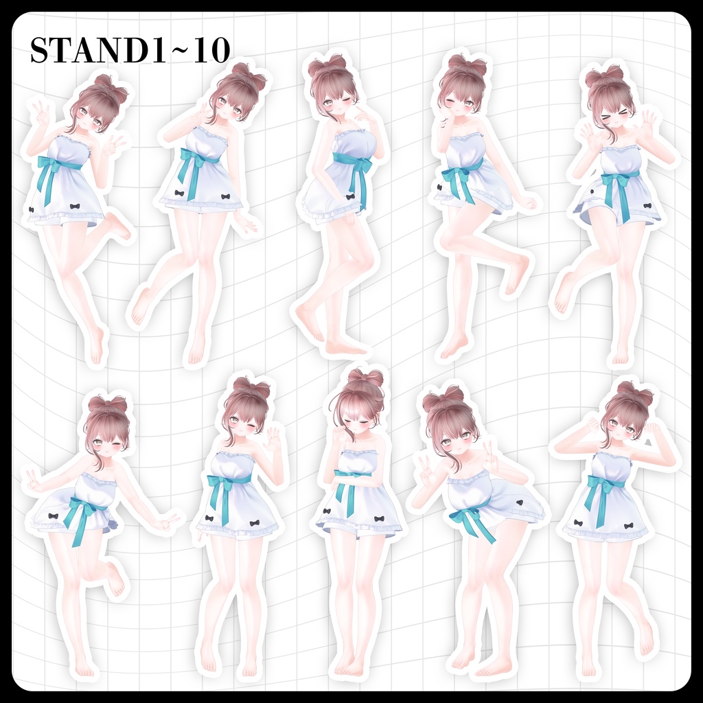 ☕【FREE】撮影向けPOSE Set 50種《 期間限定SALE 》