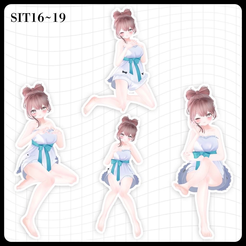 ☕【FREE】撮影向けPOSE Set 50種《 期間限定SALE 》