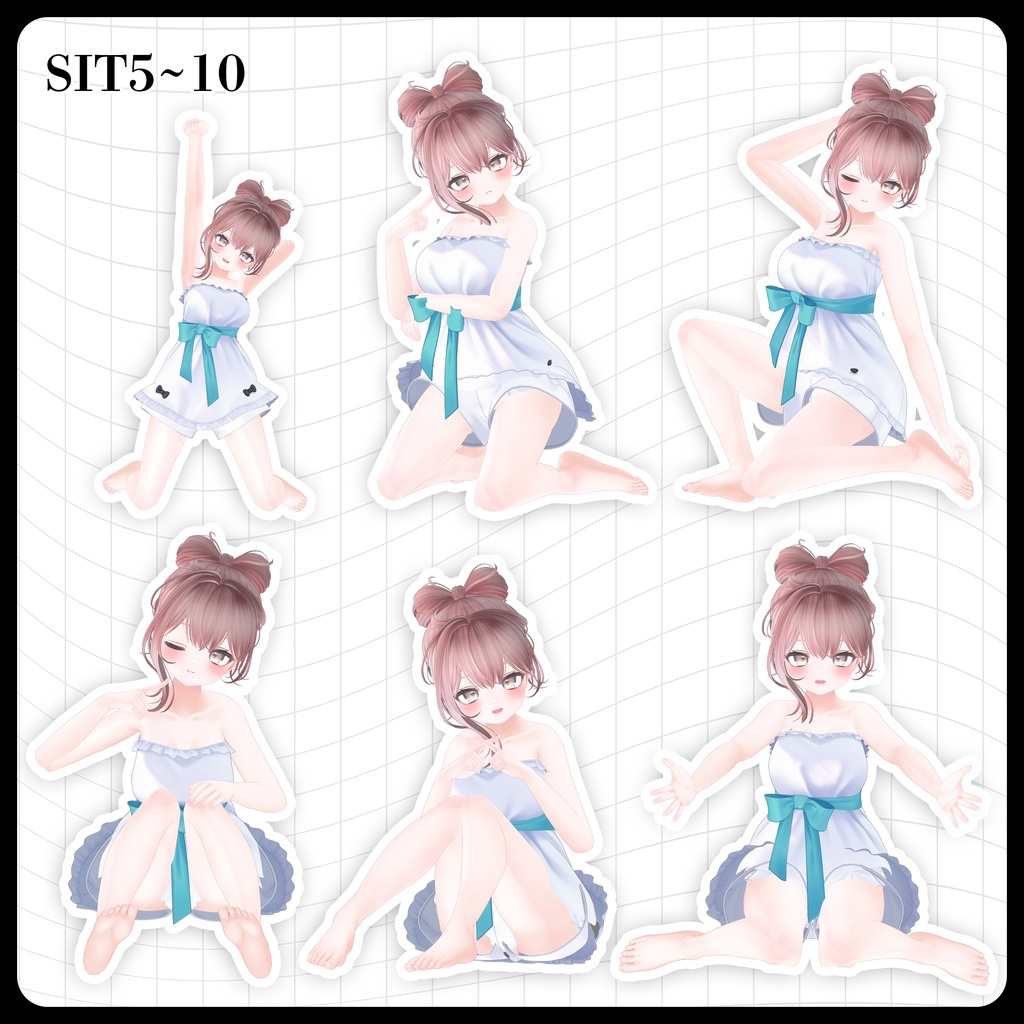 ☕【FREE】撮影向けPOSE Set 50種《 期間限定SALE 》