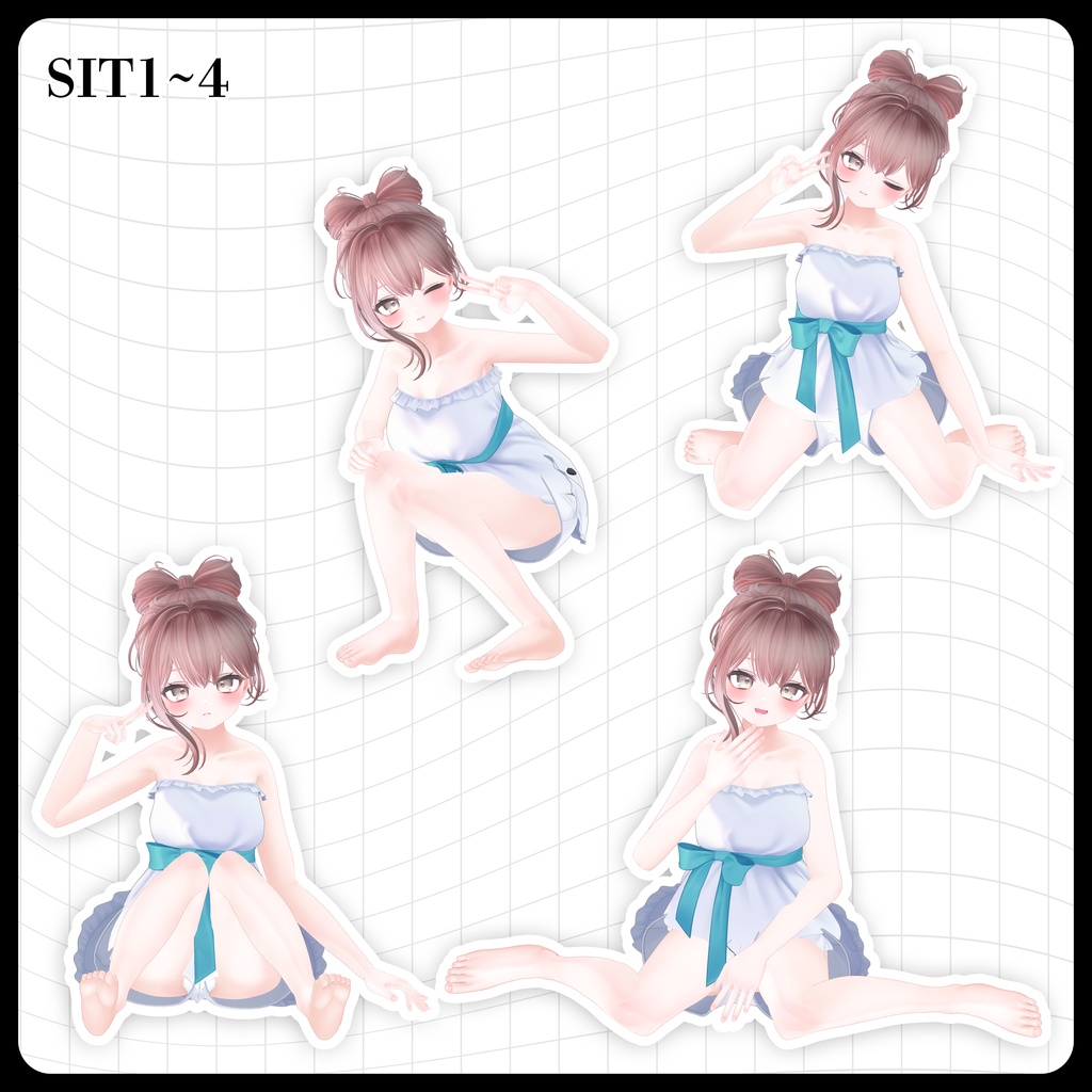 ☕【FREE】撮影向けPOSE Set 50種《 期間限定SALE 》