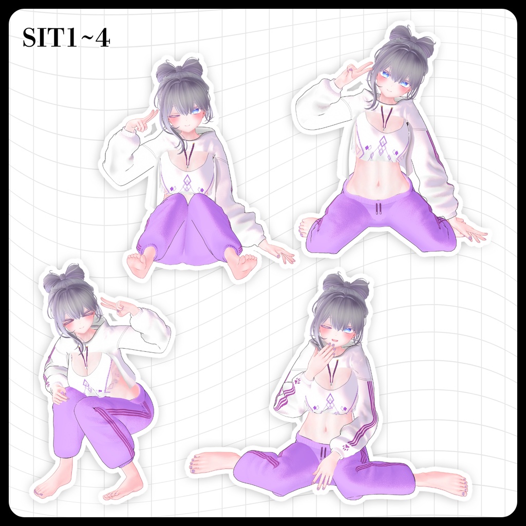 ☕【FREE】撮影向けPOSE Set 50種《 期間限定SALE 》