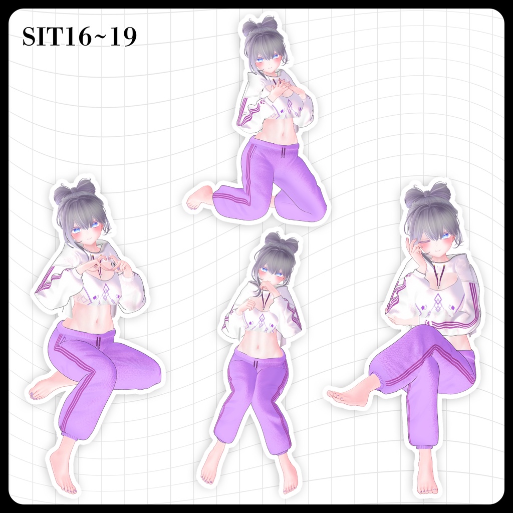 ☕【FREE】撮影向けPOSE Set 50種《 期間限定SALE 》