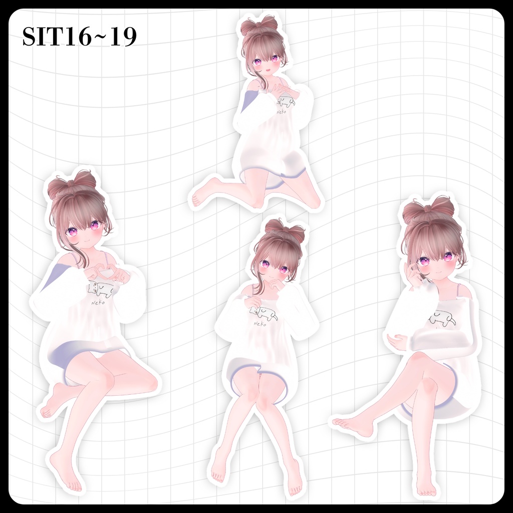 ☕【FREE】撮影向けPOSE Set 50種《 期間限定SALE 》