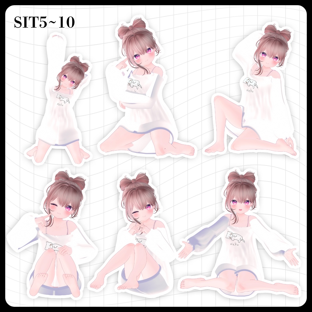 ☕【FREE】撮影向けPOSE Set 50種《 期間限定SALE 》