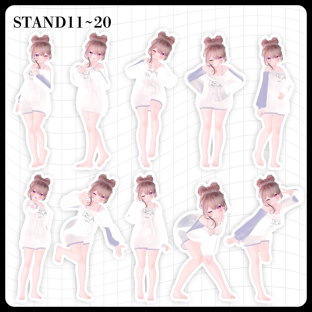 ☕【FREE】撮影向けPOSE Set 50種《 期間限定SALE 》