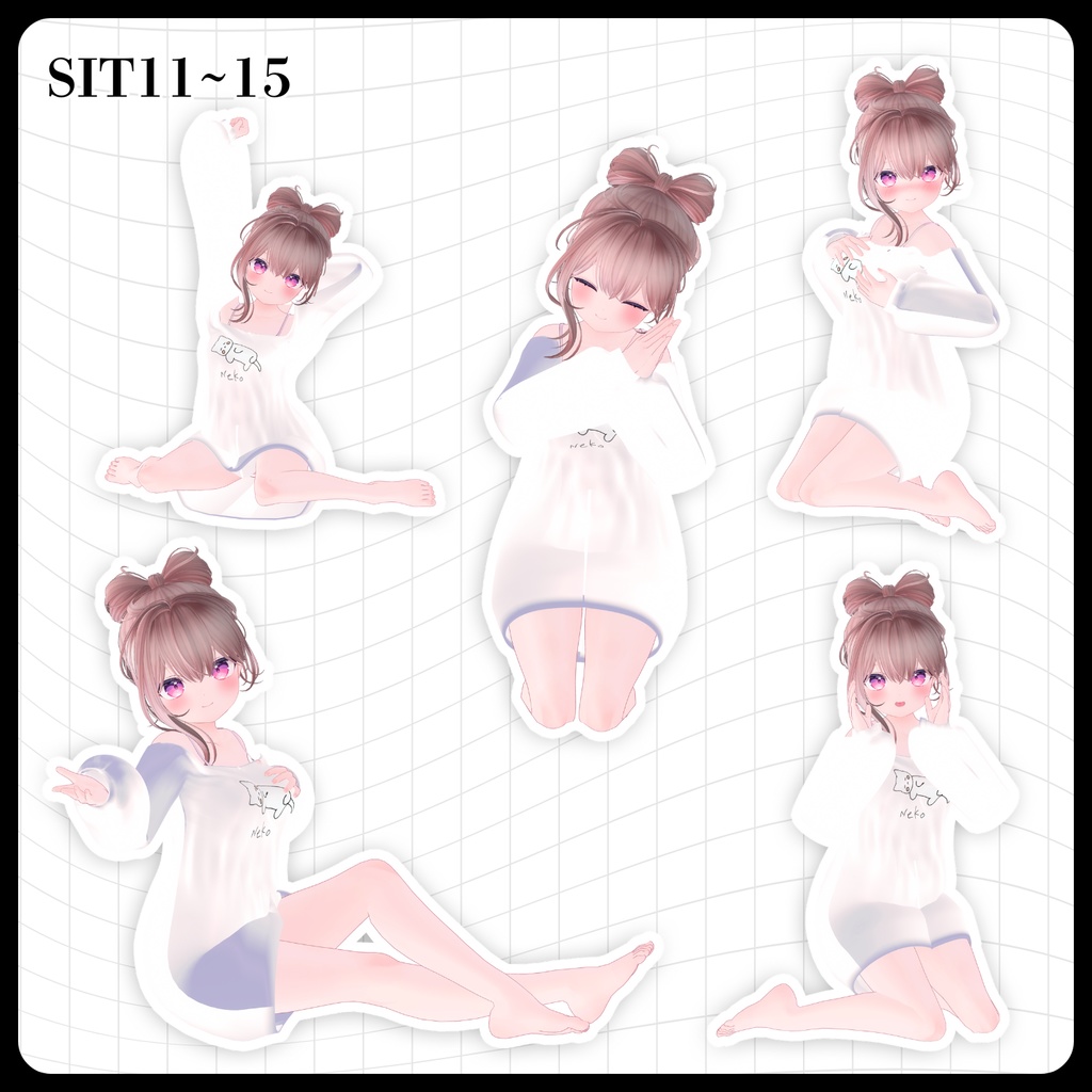 ☕【FREE】撮影向けPOSE Set 50種《 期間限定SALE 》